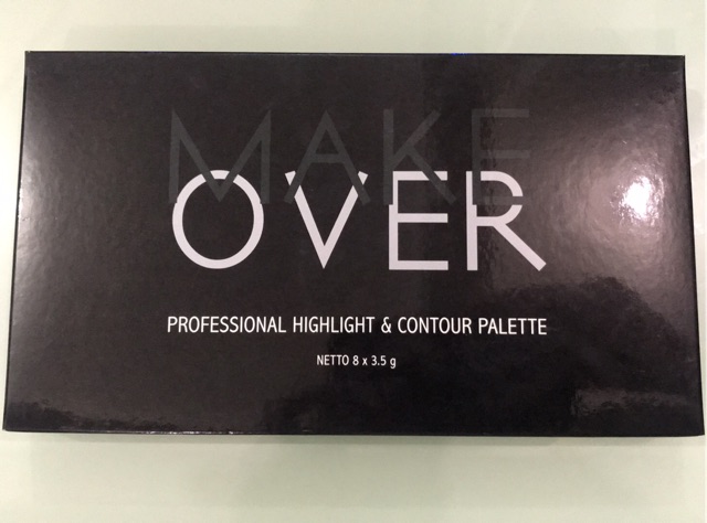 MAKE OVER PROFESIONAL HIGHLIGHT &amp; CONTOUR PALLETE 8x3.5 Gr