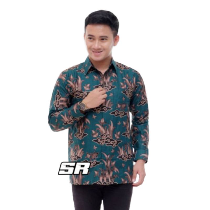 Kemeja batik pria lengan panjang premium terlaris | Batik pria lengan panjang reguler