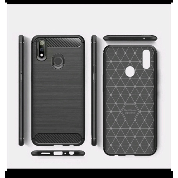 OPPO RENO 6 5G - SOFCASE IPAKY KARBON OPPO RENO 6 5G CASE BLACK ONLY