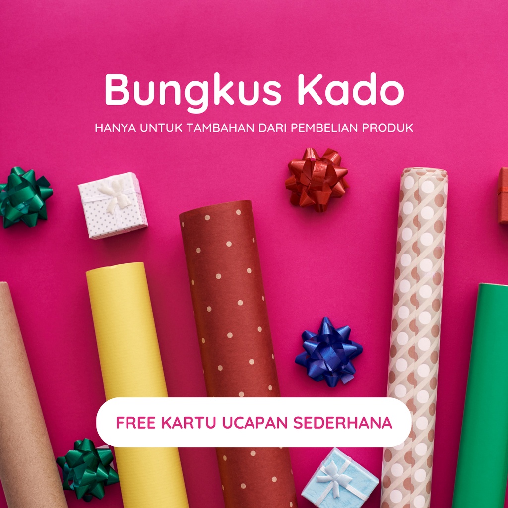 

BUNGKUS KADO dan KARTU UCAPAN TAMBAHAN