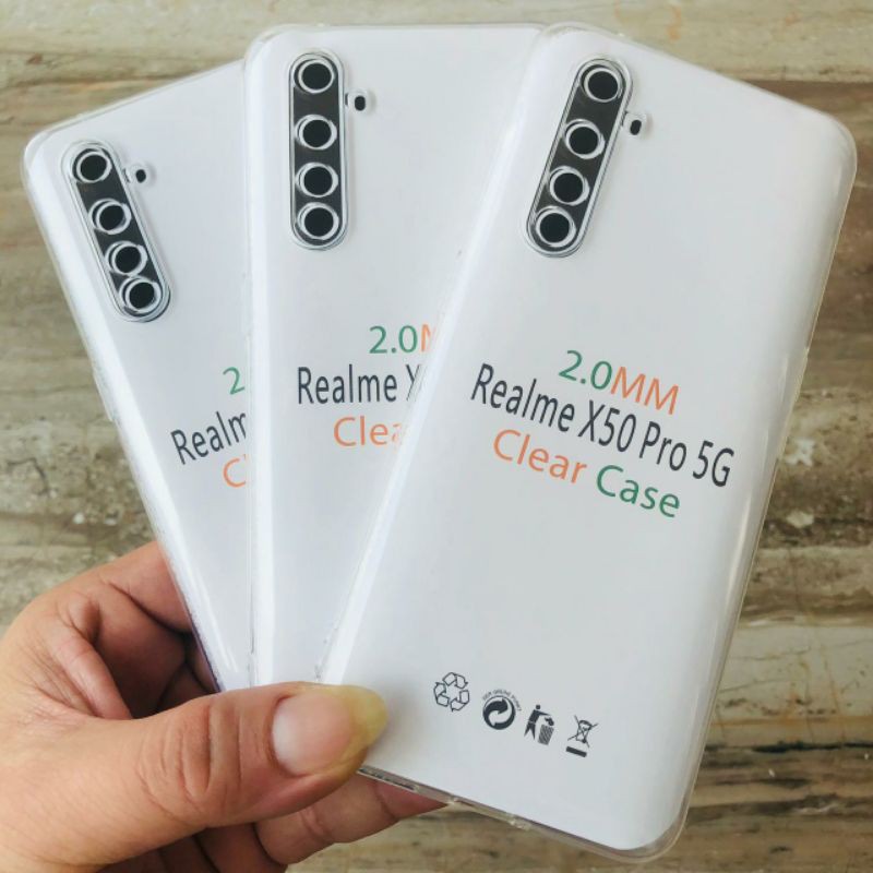 Silikon Jelly Softcase Bening Realme X50 Pro 5G Soft Case