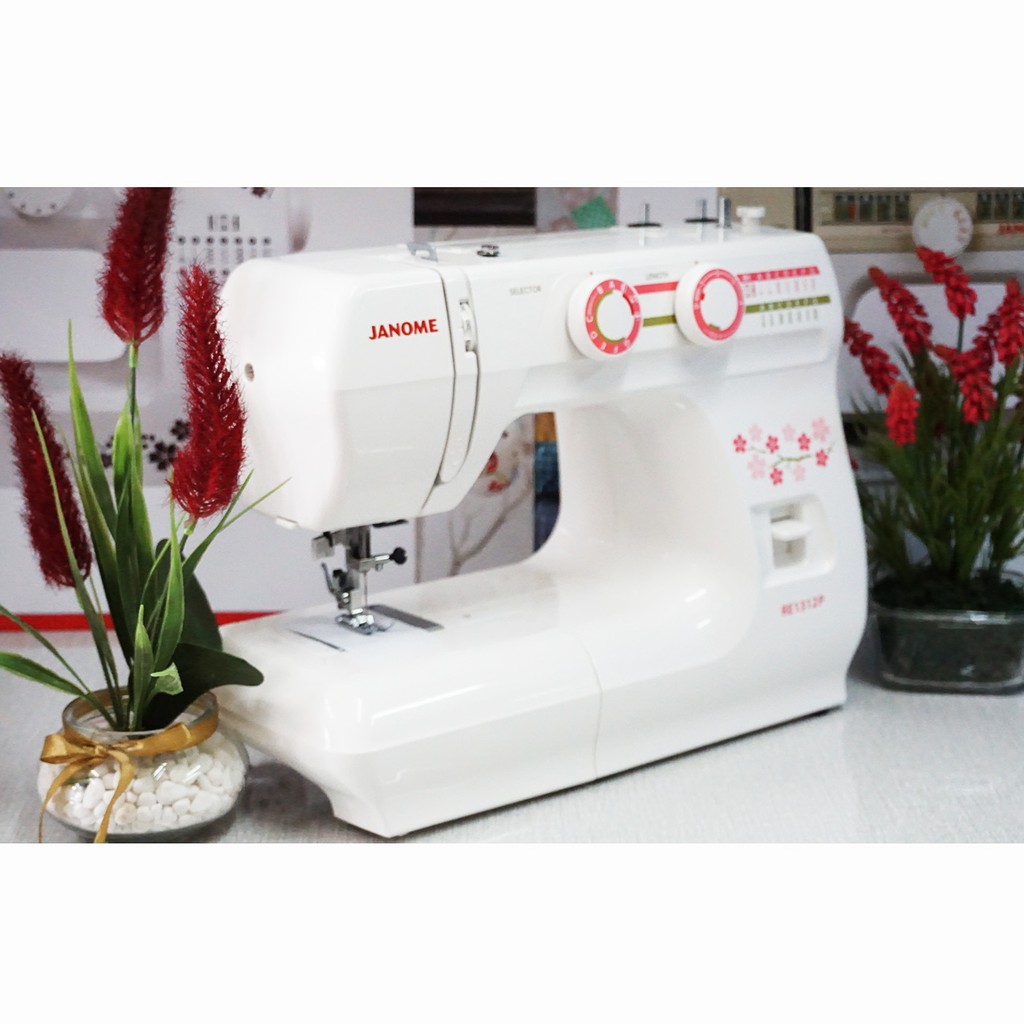 Janome Re1312P Mesin Jahit Portable - Putih