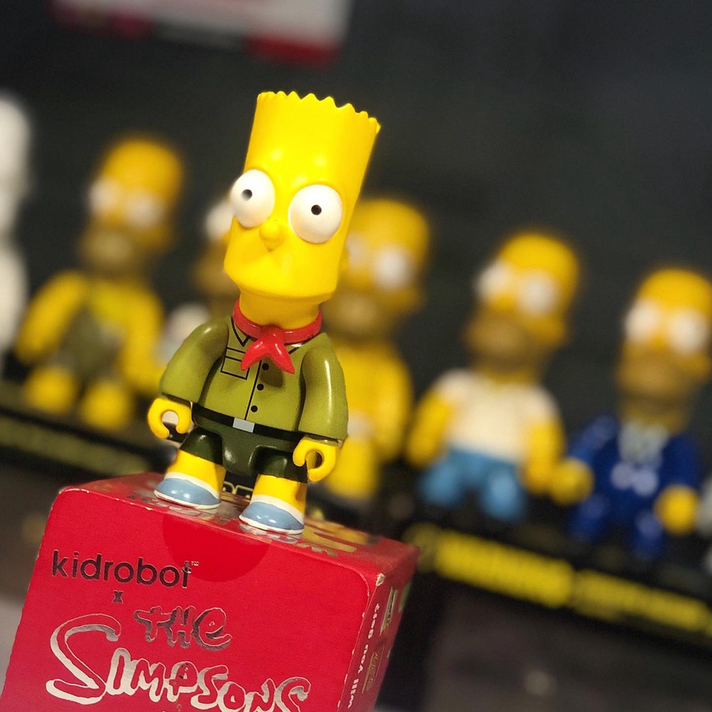 THE SIMPSONS QEE FIGURE Bart Simpsons Boyscout Figure