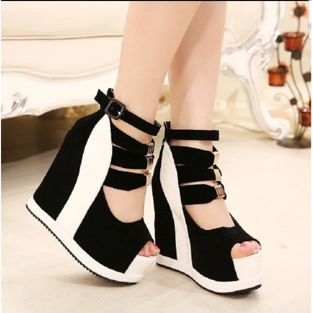 Star srller ZPT-sandal wedges tali gelang kaki  wanita OF-09