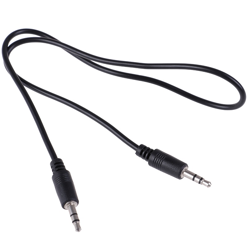 {LUCKID}1Pc 3.5mm Jack male to male car aux auxiliary cord stereo audio cable 1m