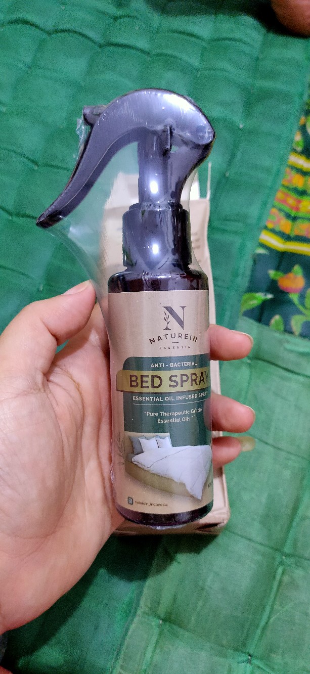 Naturein Bed Spray Anti Bacterial Tungau Virus Kasur Bantal Anak Bayi 100ml 200ml Lav