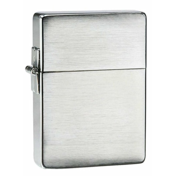 Zippo 1935-25, 1935 Replica without slash, Brushed Chrome