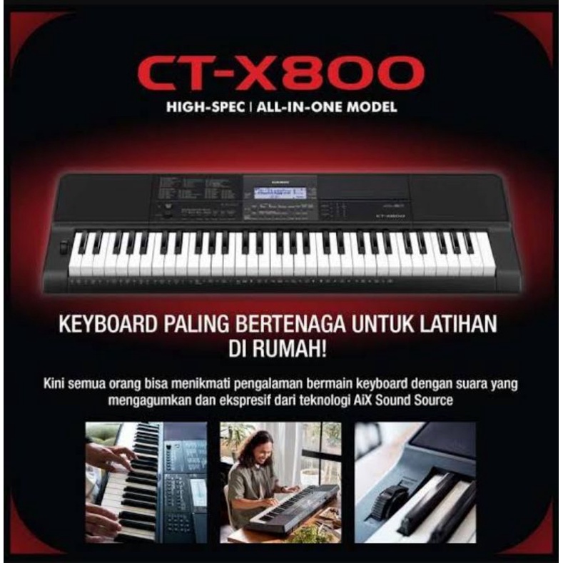 Keyboard Casio CTX800 CTX 800 Original