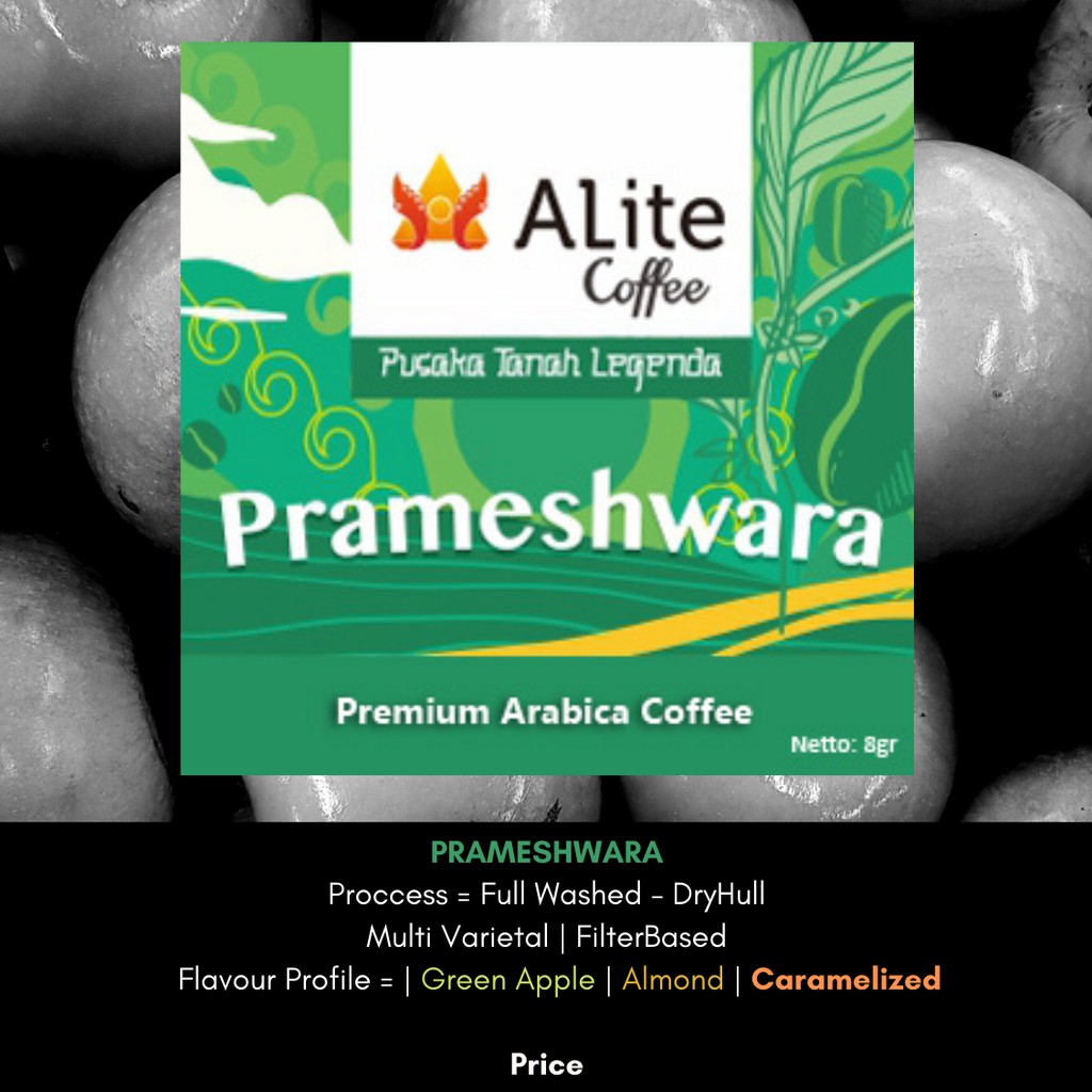 

Kopi Palasari Pouch Premium Arabika 125 gram PRAMESHWARA | ALite Coffee