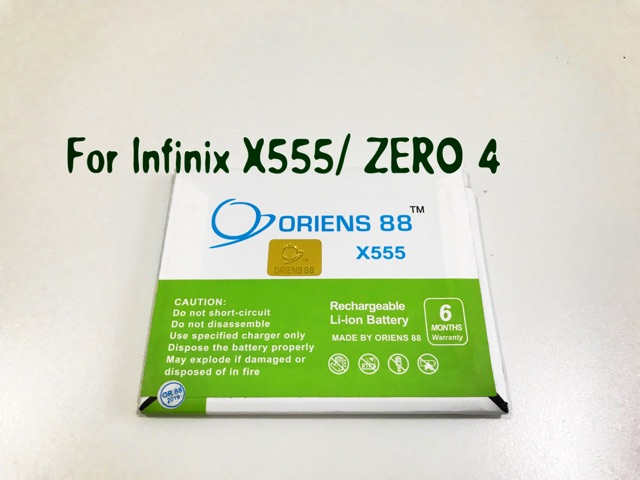 (P) Baterai batre battery Infinix X555 / zero 4 double power ORIENS88