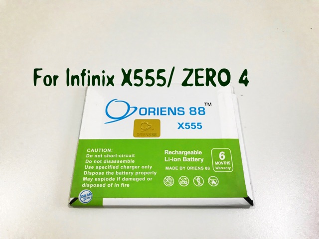 (P) Baterai batre battery Infinix X555 / zero 4 double power ORIENS88