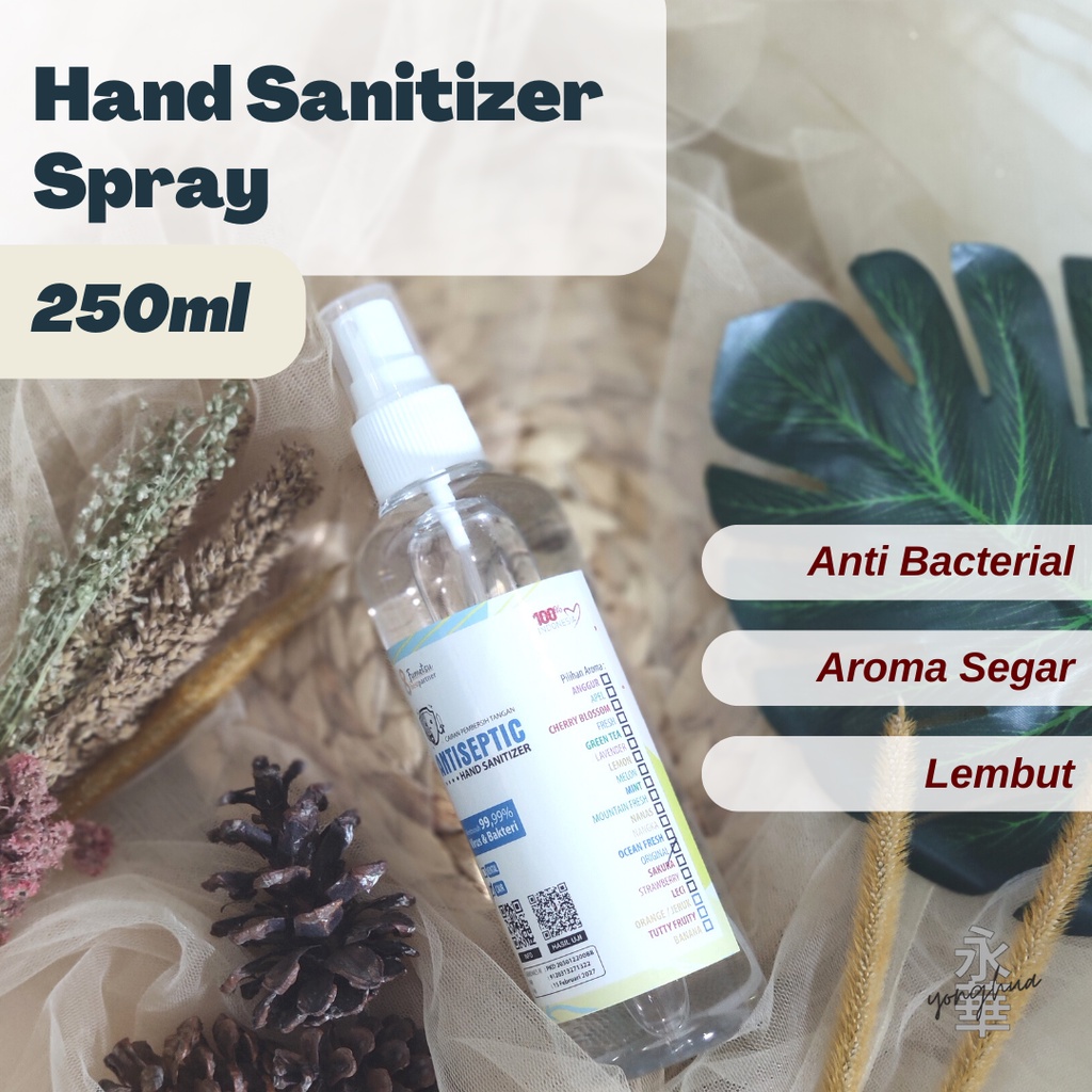 Hand Sanitizer Cair 250ml Botol Spray Aroma Bibit Parfum Wangi Segar Harum BBW Bath And Body Works