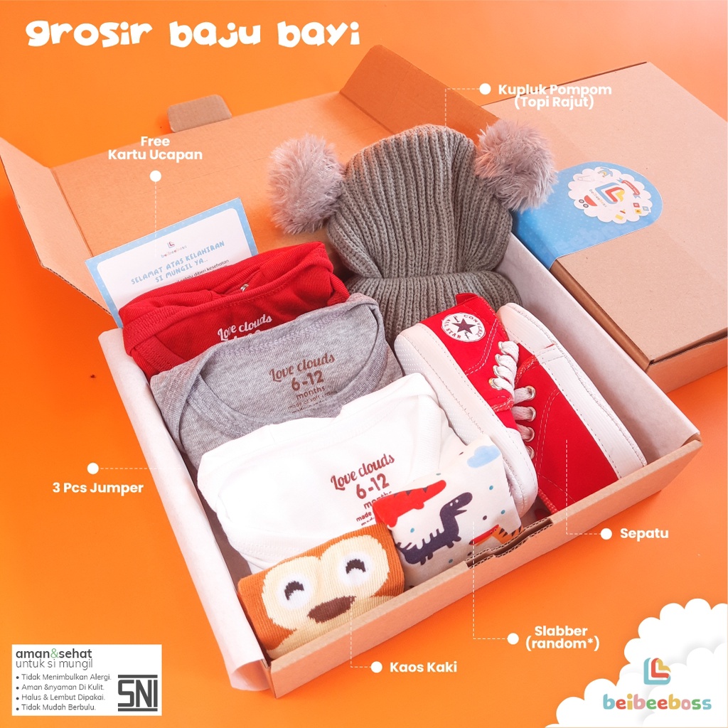 HAMPERS BAYI BABY BOY / GIRL NEWBORN PEREMPUAN dan LAKI LAKI