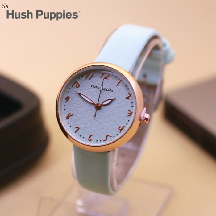 jam tangan HUSH PUPPIES ROSE GOLD TALI KULIT