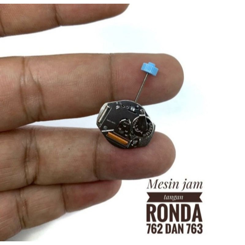 MESIN JAM TANGAN RONDA HARLY TYPE 762 (Dua Jarum) DAN 763 (Tiga Jarum) ORIGINAL