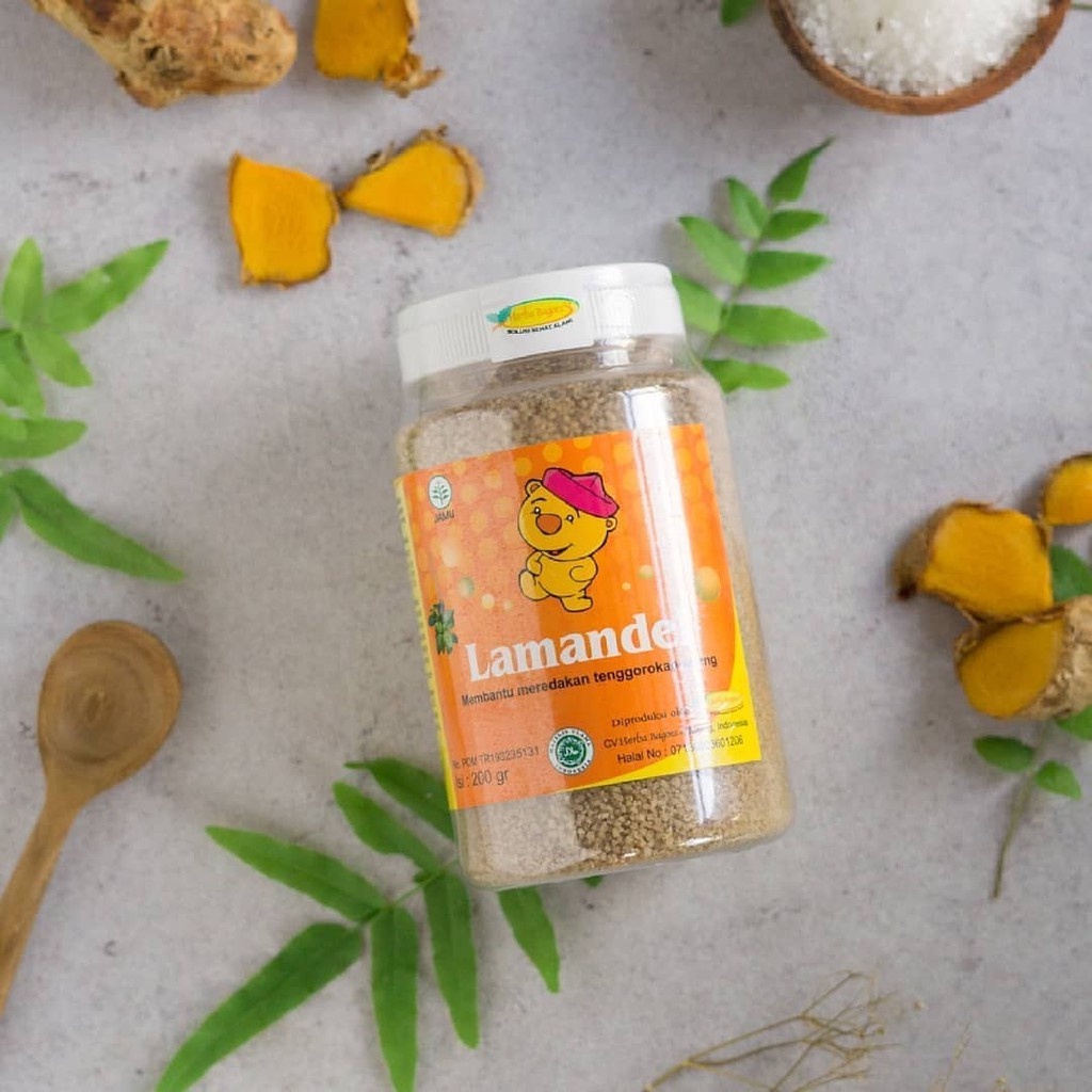 

Obat Herbal Lamandel Bubuk Lamandel Botol Obat Amandel