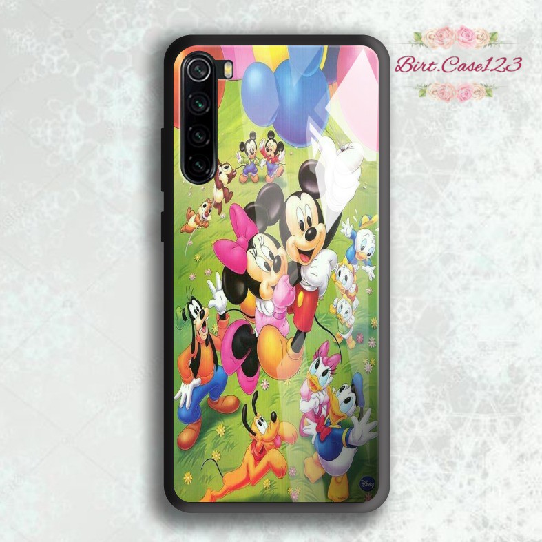 back case glass MICKEY AND FRIEND Iphone 6 6s 6+ 6s+ 7 7s 7+ 8 8+ X Xs Xr 11 12 Pro Max BC4949