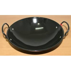 tajimawa Kuali / wajan Hitam Enamel Tebal 31cm