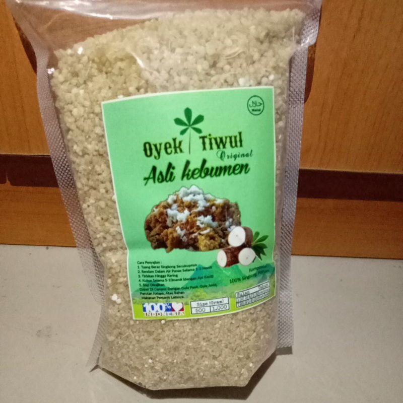 

beras singkong tiwul oyek super asli kebumen 500 gram