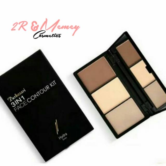 PURBASARI 3 In 1 Face Contour Kit Hydra series