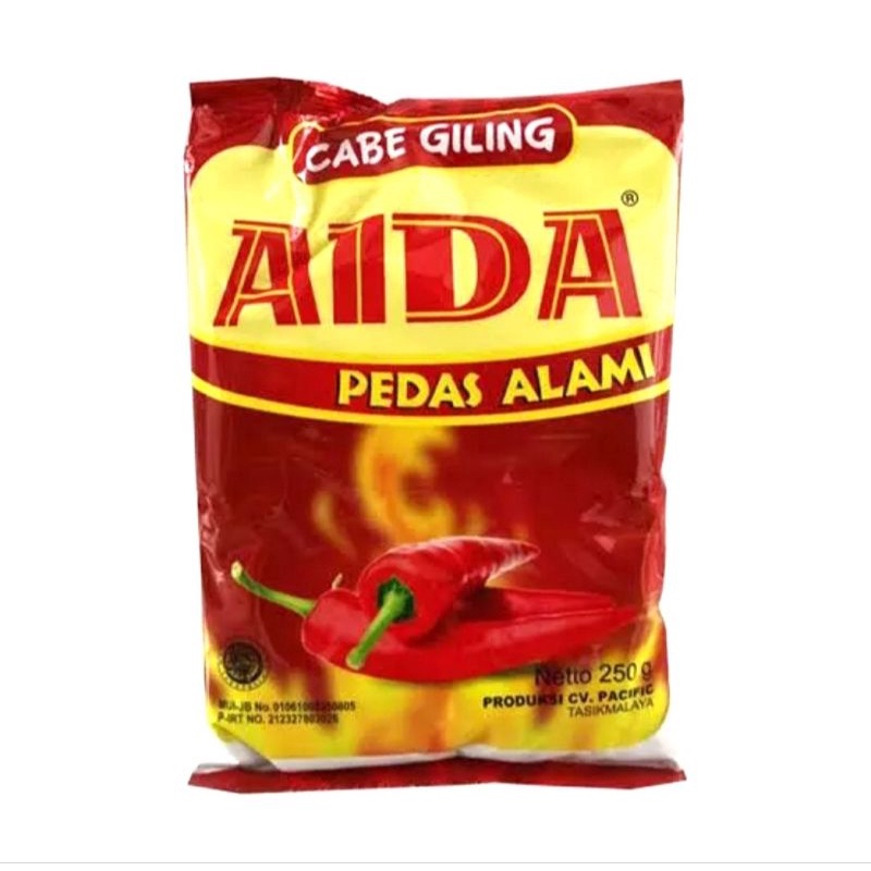 

Bumbu Cabe Giling AIDA Berat 25gram