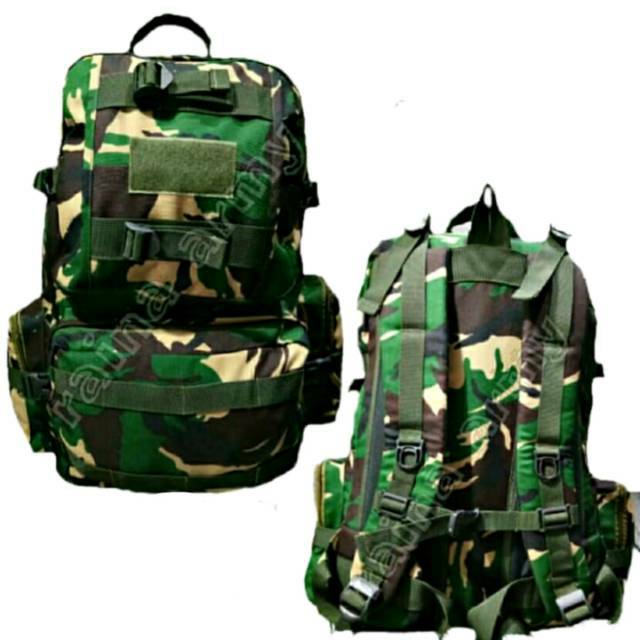 Tas Ransel Army Besar # Tas TNI # Tas Punggung Ransel Tactical Army # Tas Ransel Malvinas Besar
