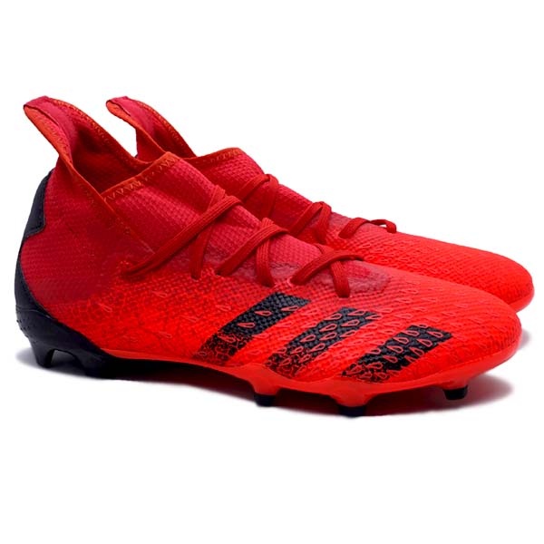 Sepatu Bola Adidas Predator Freak.3 FG FY6279 - Red/Cblack/Solred