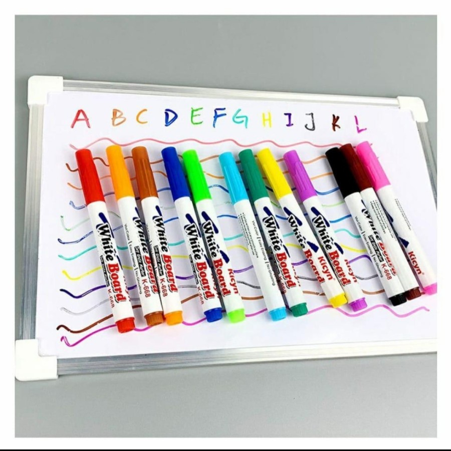 

mainan spidol+sendok ajaib mengapung di atas air isi 12 pcs