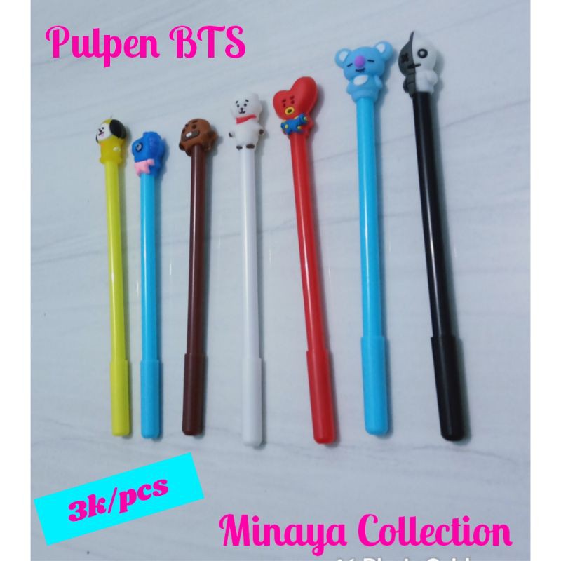 

(15 gr) Pulpen BTS/Black Ink Gel Pen