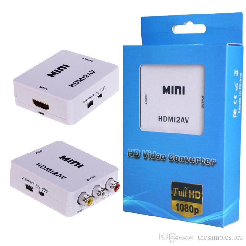 HDMI to AV RCA Converter Adapter MINI HDMI2AV ADAPTER MINI - MINI HDMI