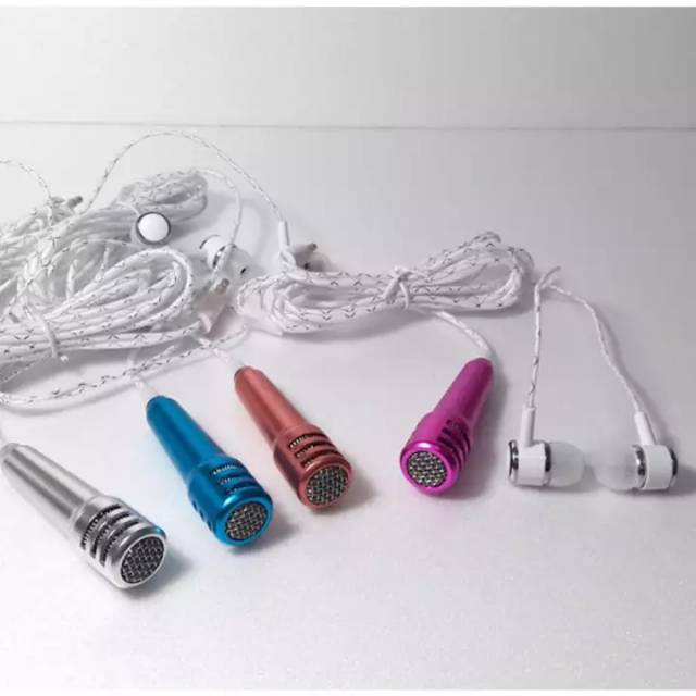 Headset plus mic imut untuk karaoke smule/suara stereo bas oke bening hasil suara oke