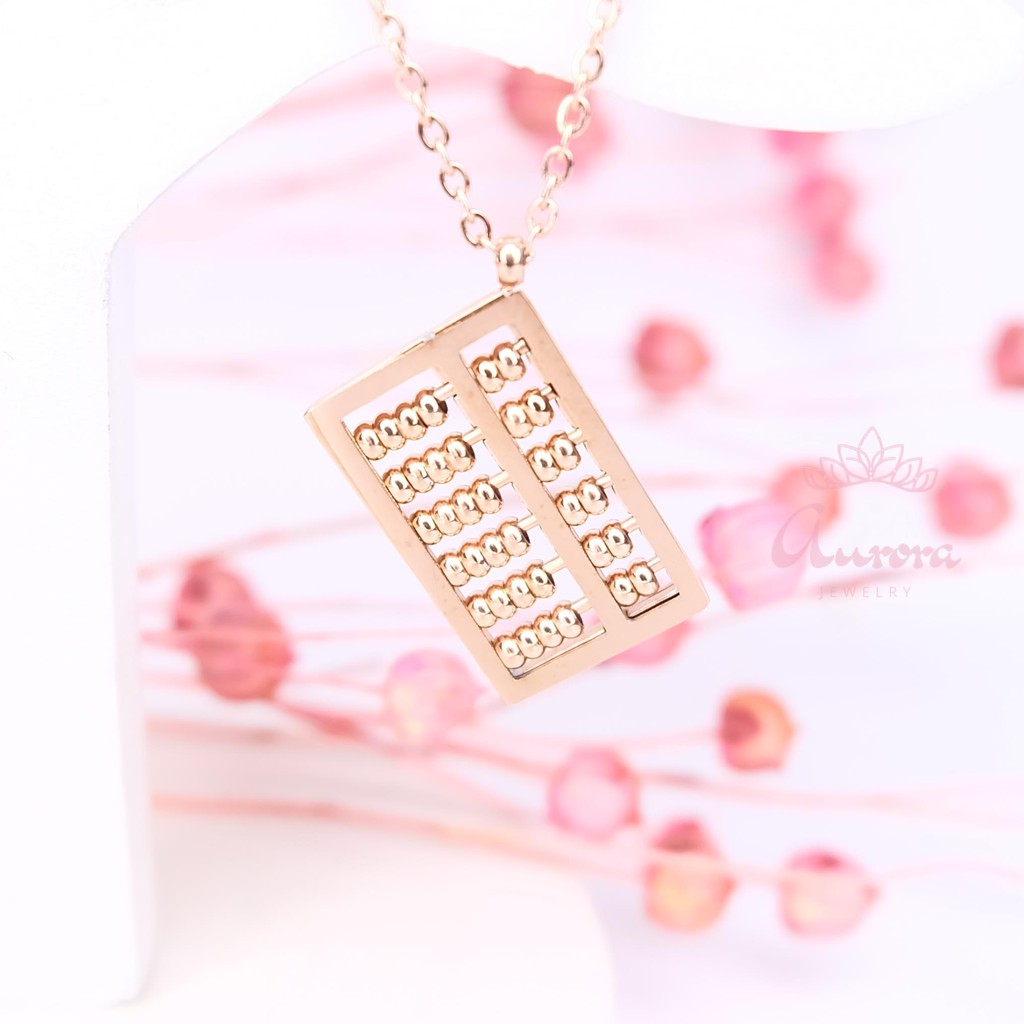 Kalung Gold Abacus N26 by Aurora Jewelry®