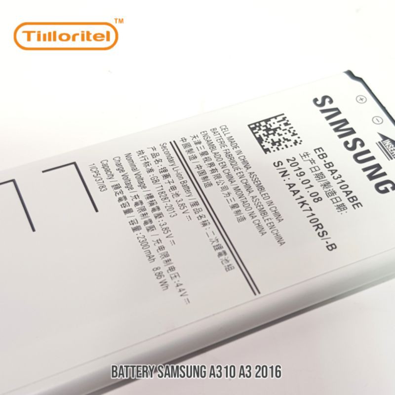 BATTERY SAMSUNG A310 A3 3016