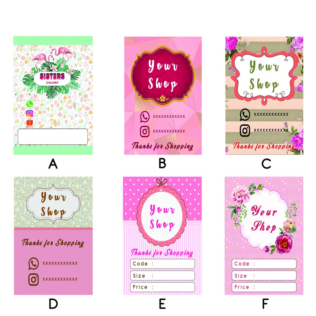 

Price Tag / Hang Tag / Label Baju