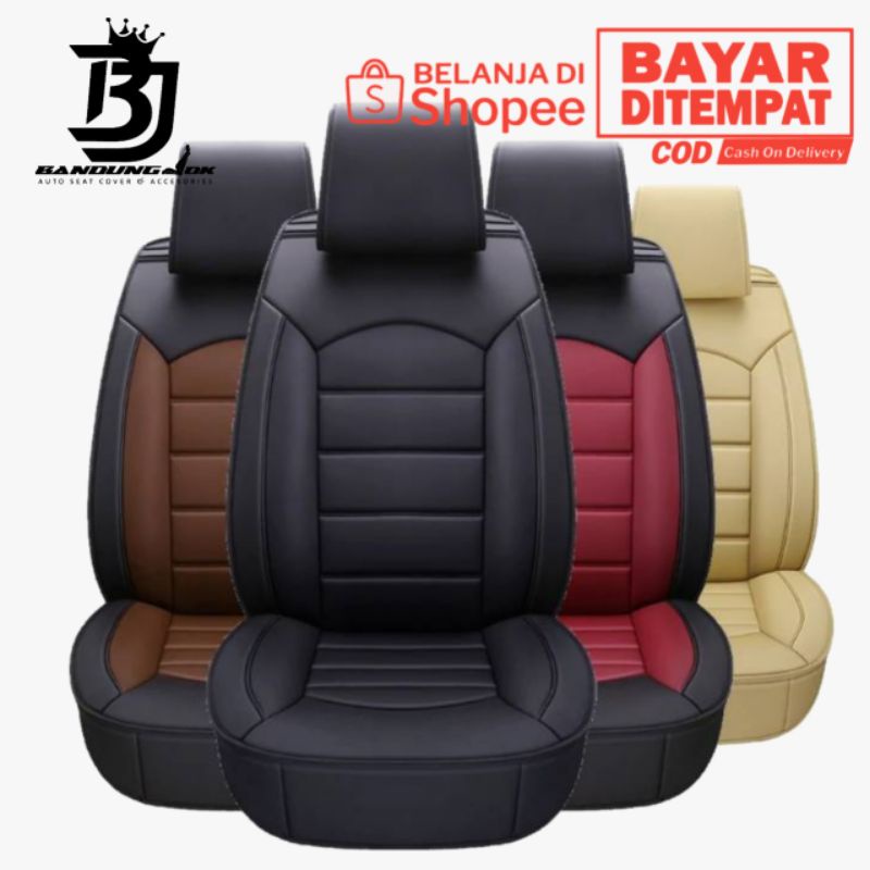 Jok mobil Sarung jok cover jok mobil brio agya ayla  bungkus  jok mobil bahan kulit sintetis