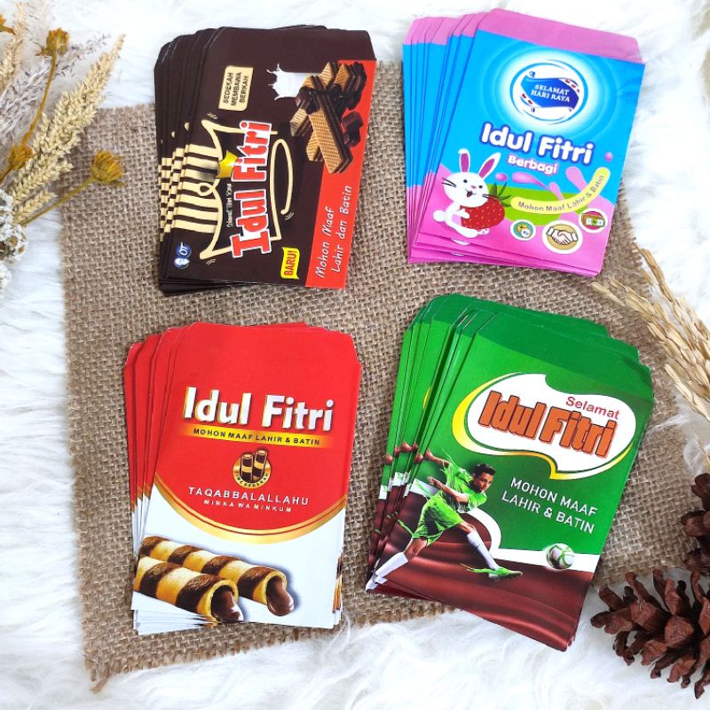 

VIRAL AMPLOP SNACK LEBARAN | GROSIR Amplop Idul Fitri Murah | Angpao | Motif Unik Lucu Custom