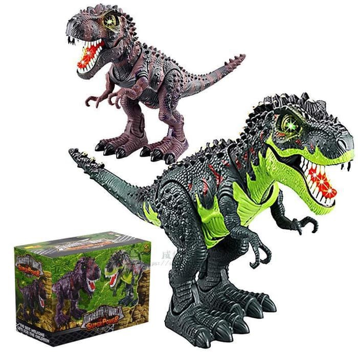 Mainan Dinosaurus Valley Egg Mainan Dino Bisa Bersuara Dapat Berjalan Action Figure Dinosaurus Keren