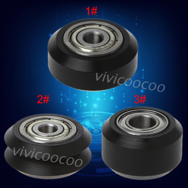 Vivi Pom 625zz Mr105Zz Idler Pulley Gear Pasif Perlin Tipe V Untuk Printer 3d