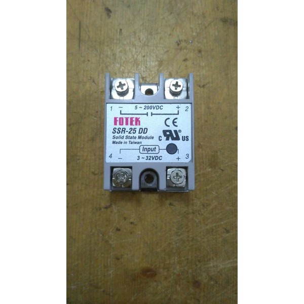 Alat FOTEK SSR-25DD 25A Solid state relay SSR DC control DC 3-32VDC 5-220VDC