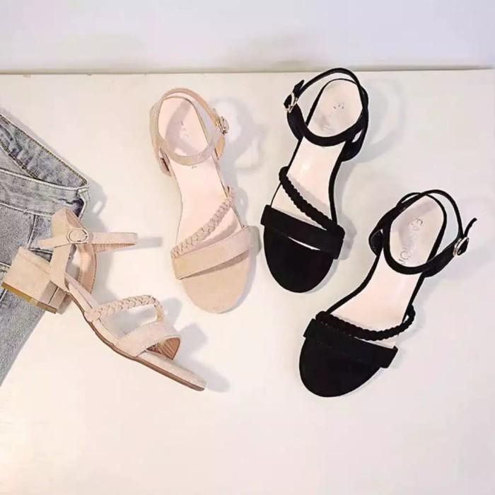 Heels Heels Hak Tahu Dd12 Tali Kepang