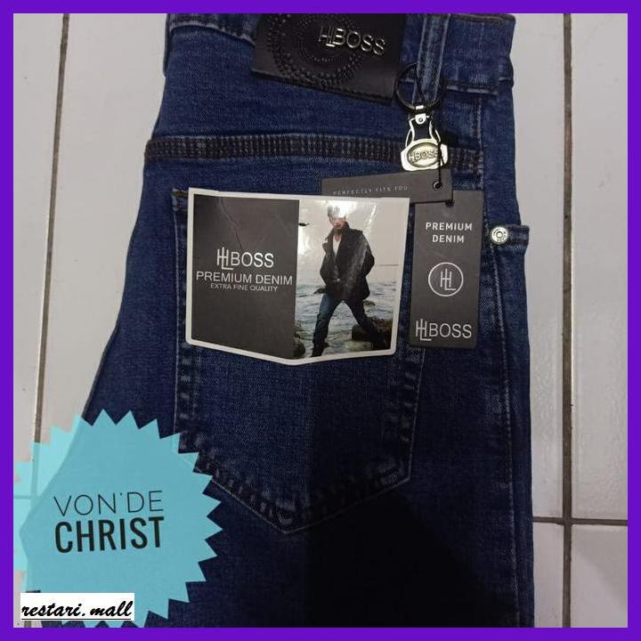 SNAEJAIRP- CELANA JEANS COWOK MERK BOSS ORIGINAL!!! -ORIGINAL.