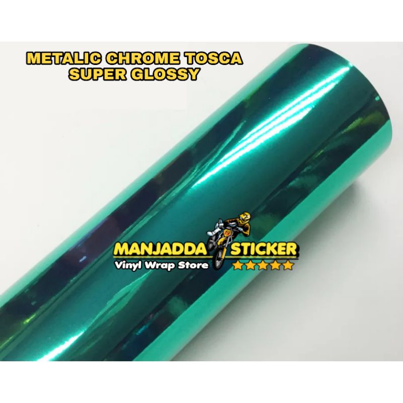 Stiker Skotlet Motor Metalic Chrome Tosca Super Glossy