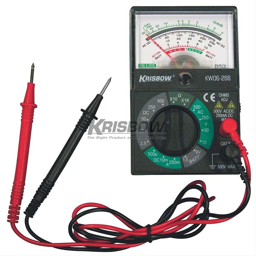 Promo MULTIMETER ANALOG KECIL KRISBOW KW0600266 Murah