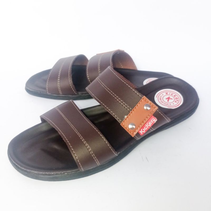 Sandal slide pria sandal selop kasual sandal lebaran terbaru 2021 kasual santai