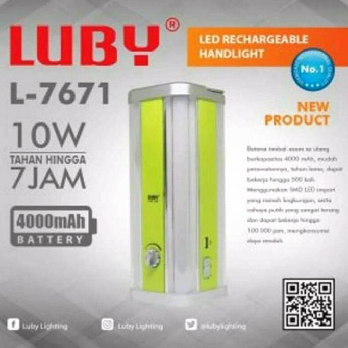 Lampu Emergency LUBY L 7671 / Lampu Darurat Luby L 7671