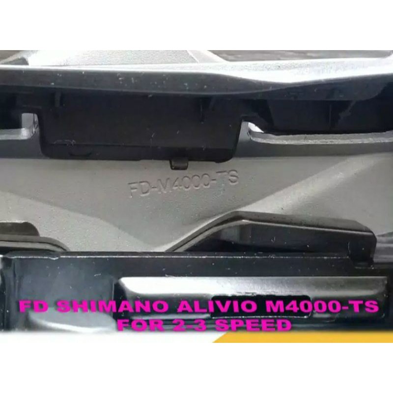 fd shimano alivio m4000