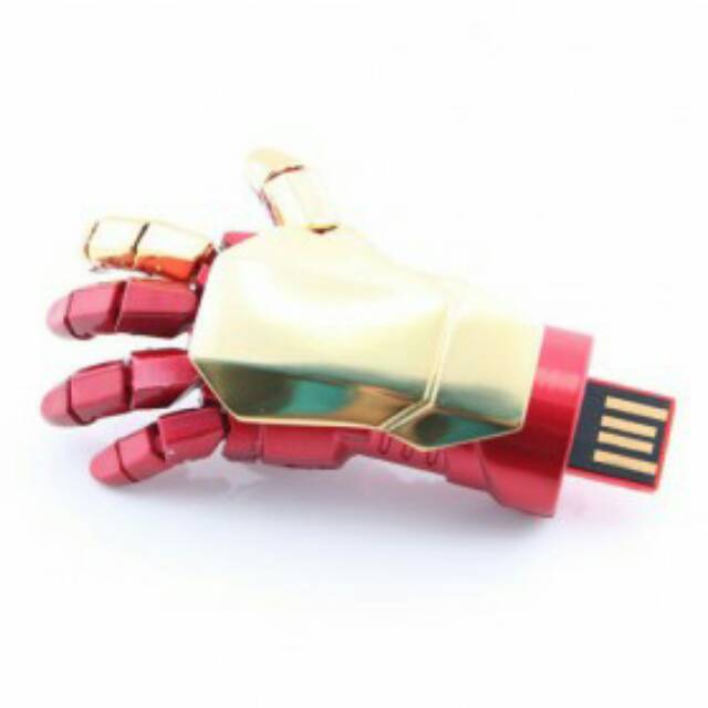 Flashdisk - 16GB Iron Man Gloves USB 2.0 - Red (OMFD08RE)