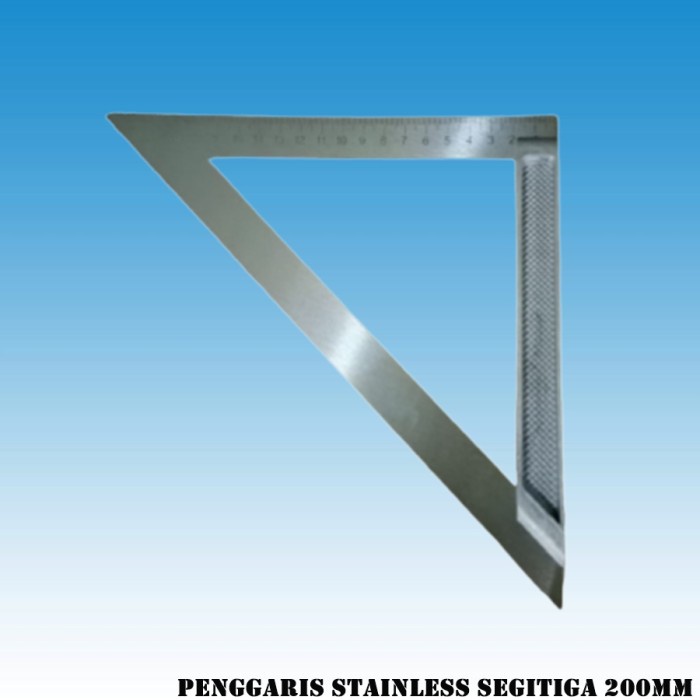 

Hemat Penggaris Stainless Segitiga 200Mm Terbatas