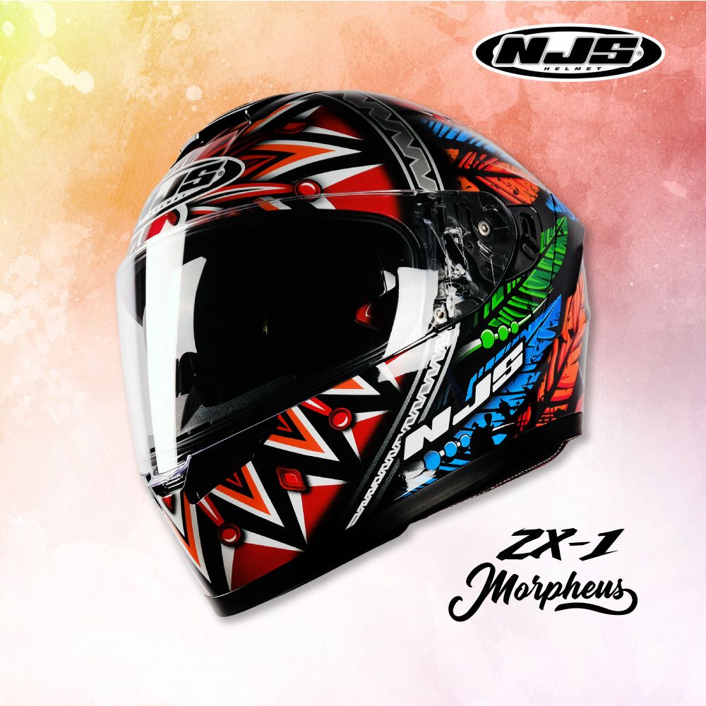 HELM NJS ZX-1 MOTIF MORPHEUS HELM ZX1 FULLFACE