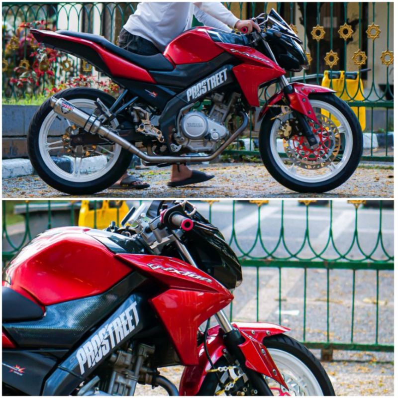 stiker cutting PROSTREET rangka deltabox all vixion